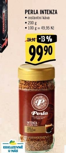 Instantní káva Intenza AH Perla