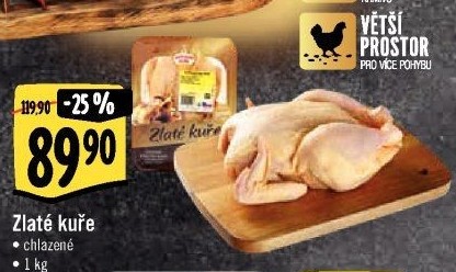 Kuře Zlaté Vodňanské kuře