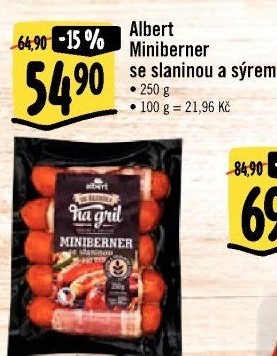 Miniberner se slaninou a sýrem Od řezníka na gril Albert