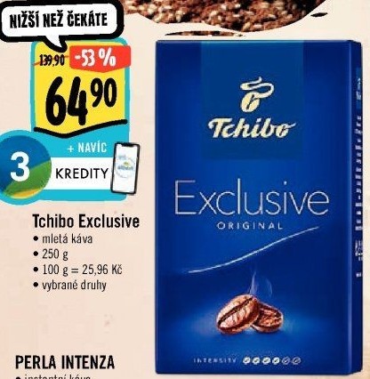 Mletá káva Tchibo Exclusive