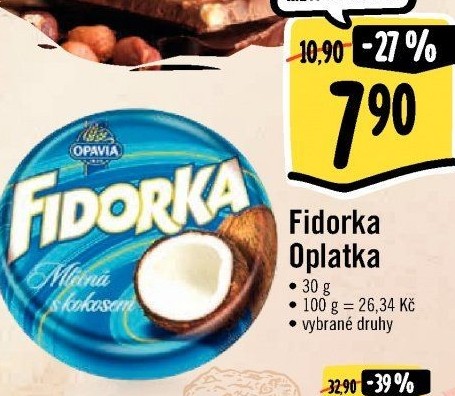 Oplatky Fidorka Opavia