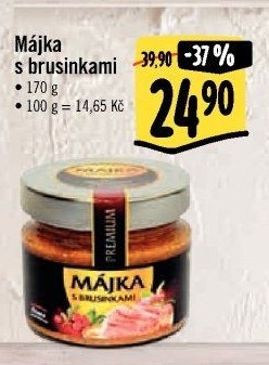 Paštika Májka s brusinkami Premium Vynikající kvalita Hamé