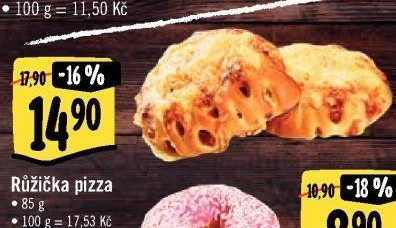 Pečivo růžička se slanou náplní