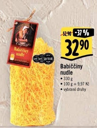 Polévkové nudle Babiččiny Druid