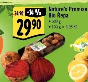 Řepa červená bio Nature'