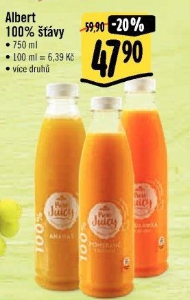 Šťáva 100% Albert
