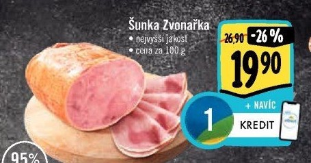Šunka Zvonařka nejvyšší jakosti