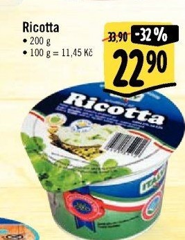 Sýr Ricotta Italy
