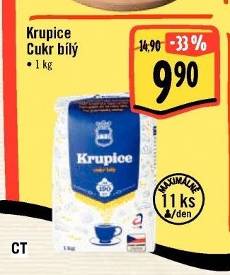 Krupice Cukr bílý