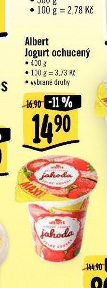 Albert Jogurt ochucený 400 g