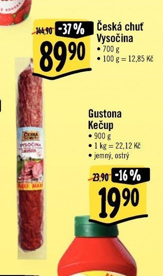 Česká chuť Vysočina 700 g