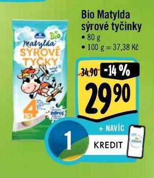 Bio Matylda sýrové tyčinky