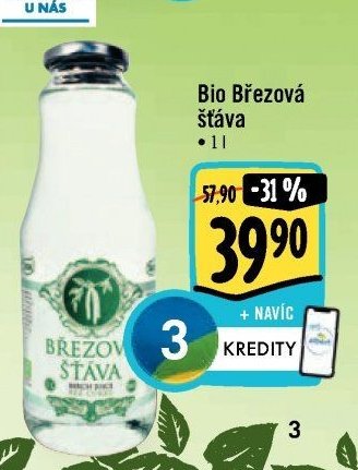 Bio Březová šťáva