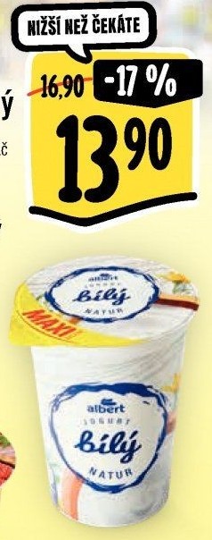Bílý jogurt Albert