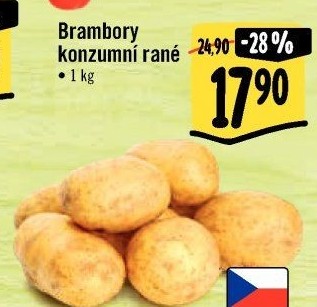 Brambory konzumní rané