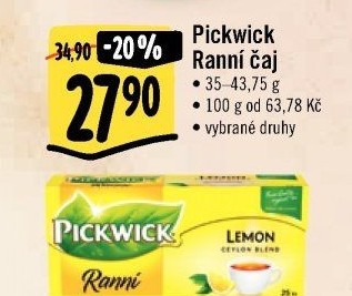 Čaj Ranní Pickwick