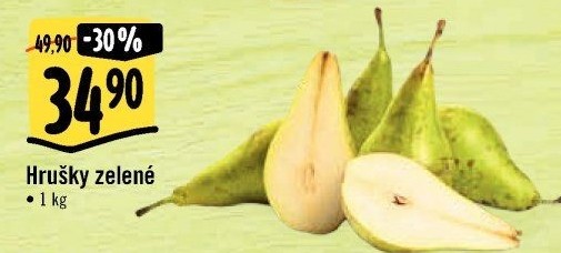 Hrušky zelené