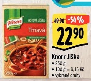 Jíška hotová Knorr