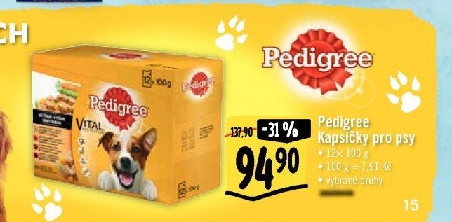 Kapsičky pro psy Pedigree