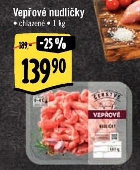 Maso vepřové nudličky Albert