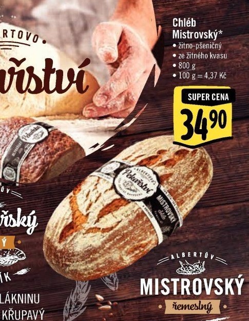 Mistrovský chléb Albert