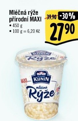 Mléčná rýže Kunín