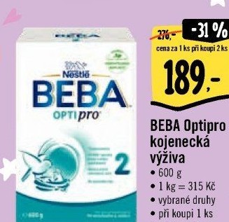 Mléčná výživa Beba Optipro Nestlé