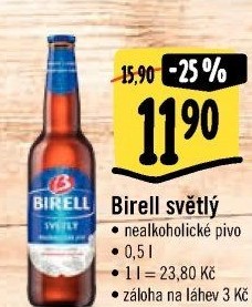 Nealkoholické pivo Birell