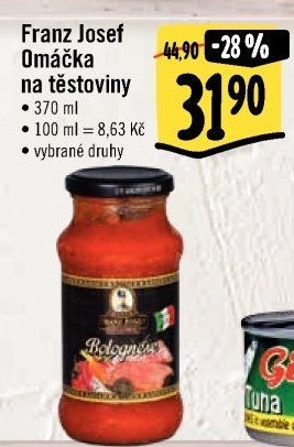 Omáčky na těstoviny Franz Josef Kaiser