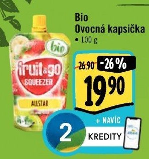 Ovocná dřeň bio fruit&amp