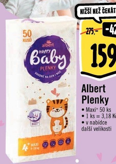 Pleny dětské Albert