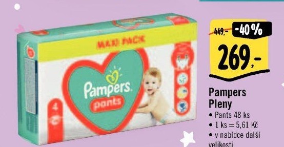 Pleny dětské Pampers Pants