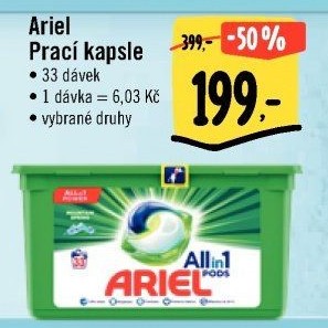 Prací kapsle Ariel
