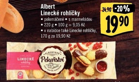 Rohlíčky linecké Albert