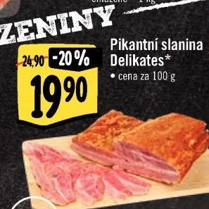 Slanina pikantní delikates
