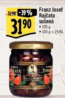 Sušená rajčata v oleji Kaiser Franz Josef