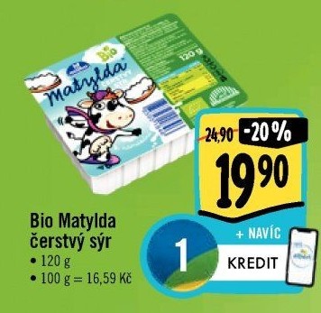 Sýr čerstvý bio Matylda Milko