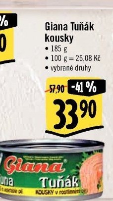 Tuňák kousky Giana