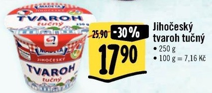 Tvaroh tučný Jihočeský Madeta