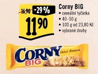 Tyčinka cereální BIG Corny