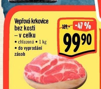 Vepřová krkovice bez kosti