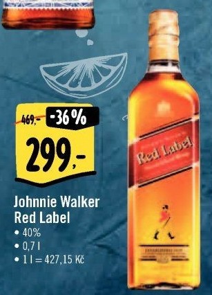Whisky Red Label Johnnie Walker