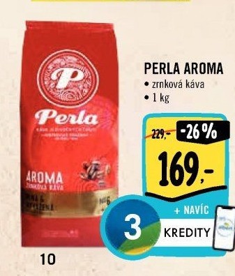 Zrnková káva Aroma AH Perla