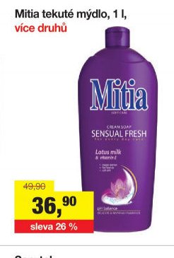 Mitia tekuté mýdlo, 1 l