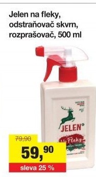 Prostředek na fleky ve spreji Jelen