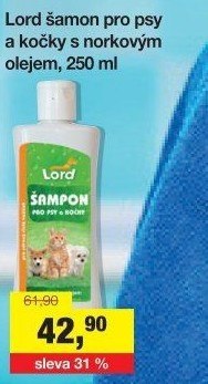 Šampon pro psy a kočky Lord