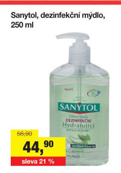 Tekuté dezinfekční mýdlo Sanytol