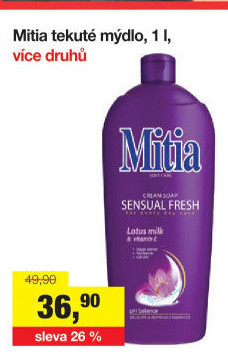 Tekuté mýdlo Mitia - náhradní náplň