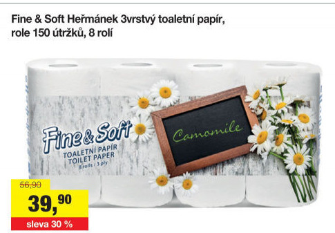 Toaletní papír 3vrstvý Fine&amp