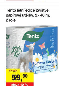 Utěrky kuchyňské 2vrstvé Tento